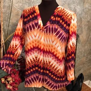 A.n.a Gorgeous Colors shirt blouse top tunic